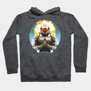 Solar Sentinel: Master Chief Halo Sun Edition Hoodie